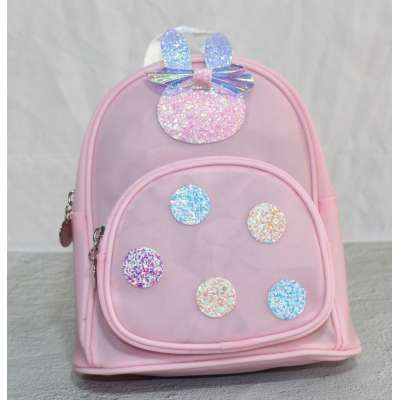 Ready To Ship Cute  Kids School Bookbag for Primary Students Girls Back Pack Waterproof Jelly Bag