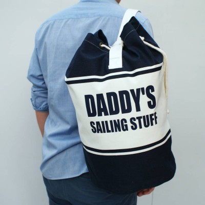 Personalised Canvas Leisure Duffle Bag Washable Drawstring Duffle Bags