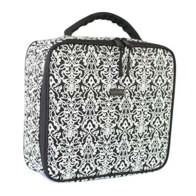 Luxury Women Travel Cosmetics Toiletry Bag Oriental Art Exquisite Carved Portable Makeup Box