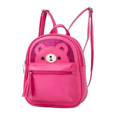 Heopono Branded Ready To Ship Fashion PU Leather Teen Girls School Backpack Lovely Animal Designed Ladies Backpack Bag